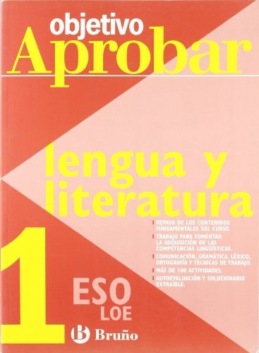 Objetivo aprobar Lengua y Literatura 1 ESO (Objetivo aprobar / Objective approve) (Spanish Edition)