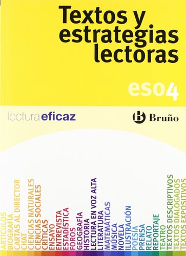 Textos y estrategias lectoras 4 ESO (Lectura Eficaz) (Spanish Edition)