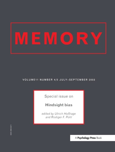 Special Issue on Hindsight Bias