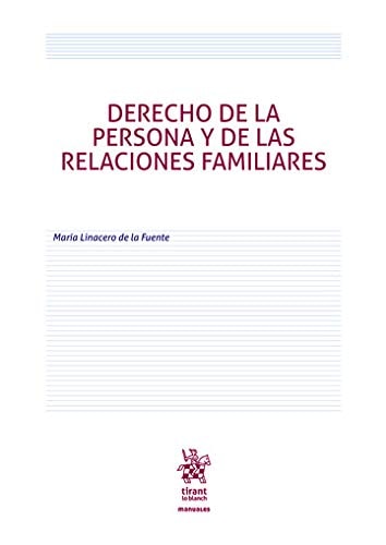 Derecho de la persona y de las relaciones familiares