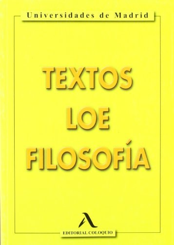 TEXTOS DE LA FILOSOFIA