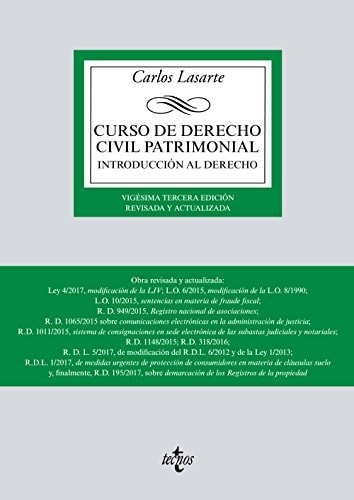 Curso de derecho civil patrimonial introducción al derecho