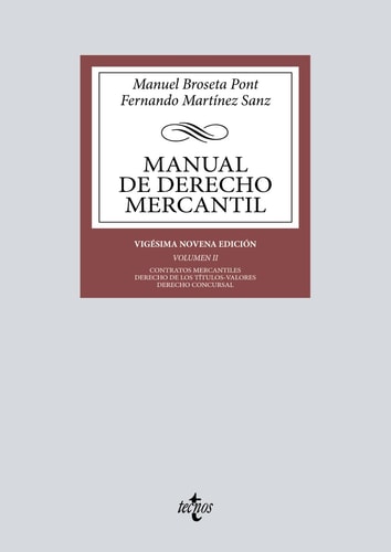 Manual de derecho mercantil