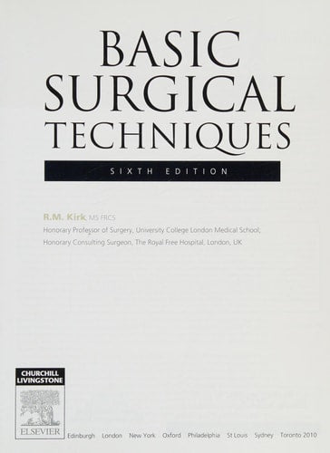 Basic Surgical Techniques