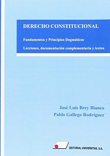 Derecho constitucional fundamentos y principios dogmáticos : lecciones, documentación complementaria y textos